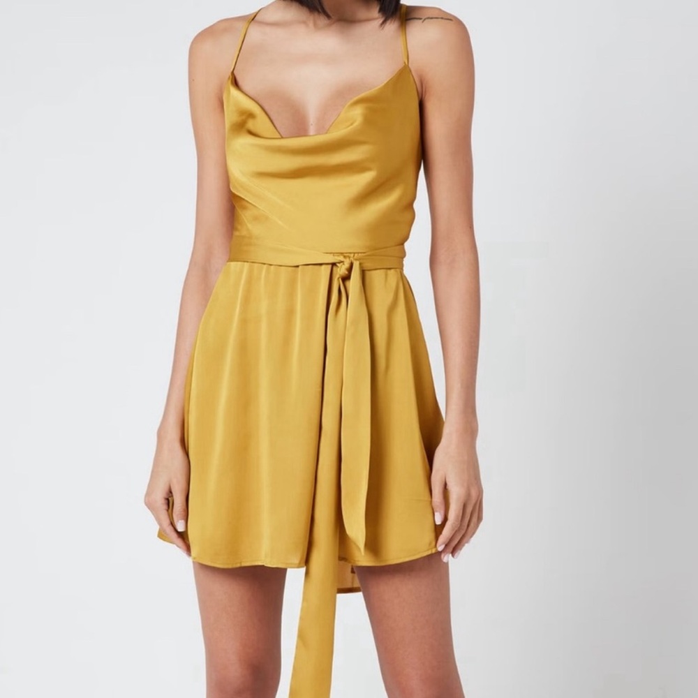 Good Company Slip Dress in Eternal Gold